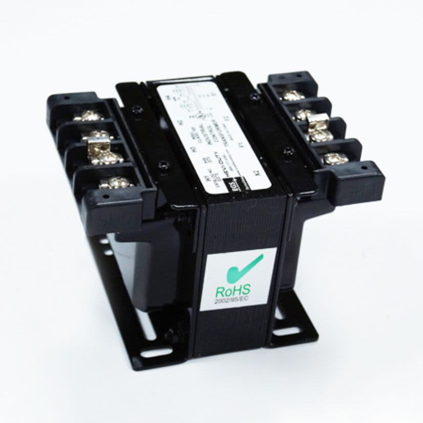 Emerson Electric SolaHD E050E SBE Encapsulated Control Transformer, 120/240 VAC Primary, 24 VAC Secondary, 0.05 kVA Power Rating, 50/60 Hz, 1 Phase